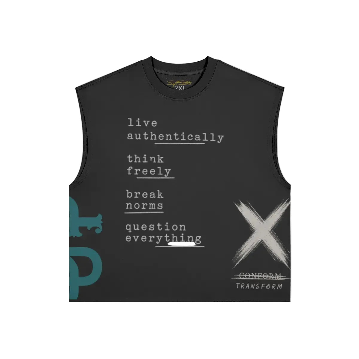 Heavyweight Boxy Tank Top – 380GSM Cotton Streetwear - Soft Static