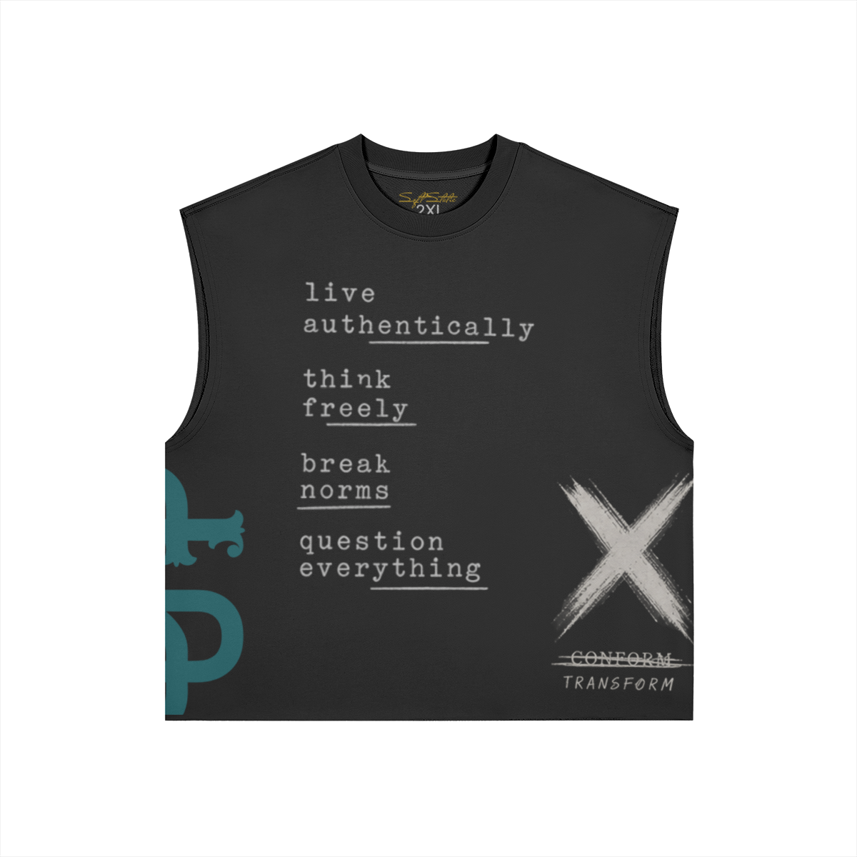 Heavyweight Boxy Tank Top – 380GSM Cotton Streetwear - Soft Static