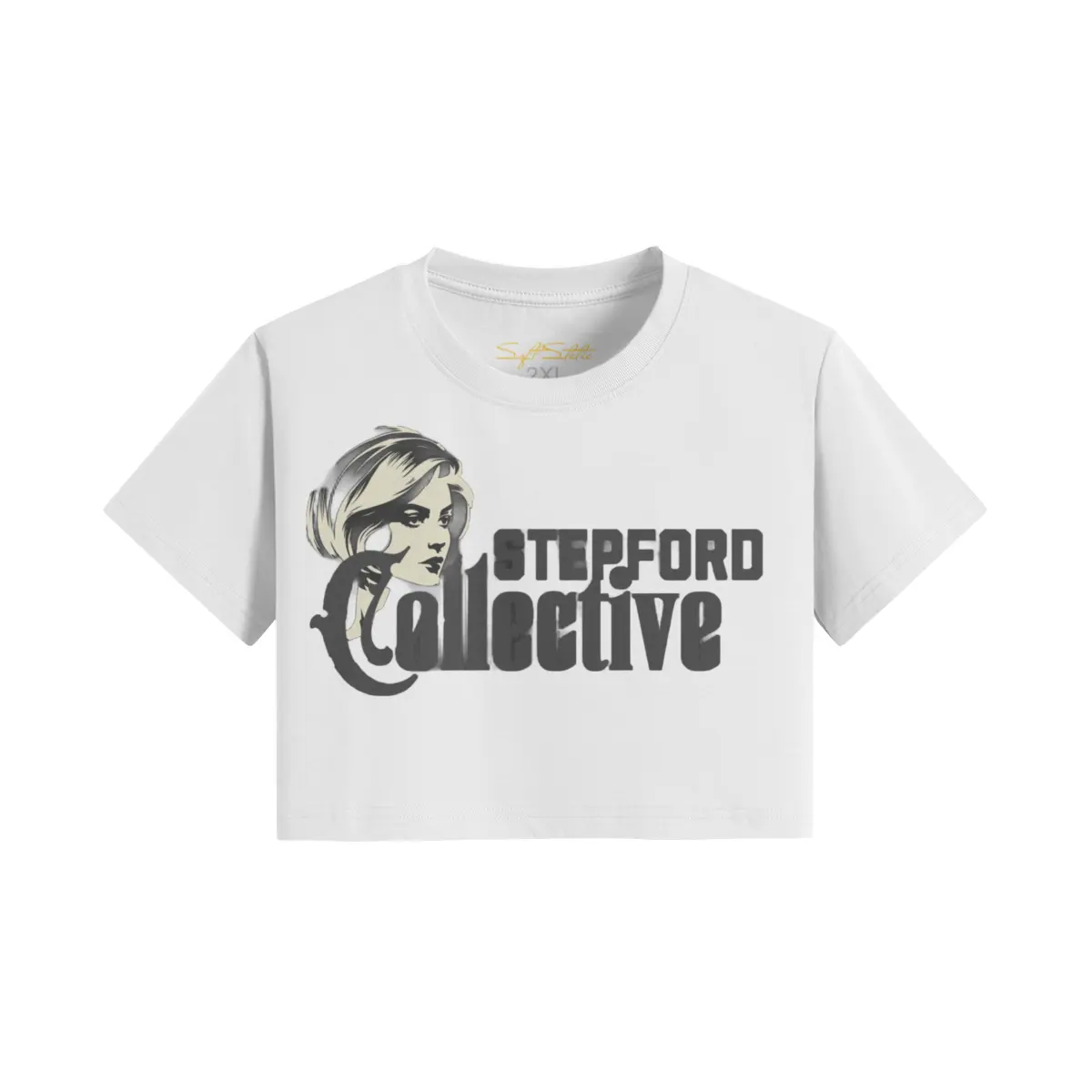 Trendy Cropped Women's Tee - Elevate Your Everyday Style - Soft Static